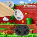 Huawei FreeBuds Pro 5 Retro Gamepad silikonetui med karabinkrok - Mørkgrå