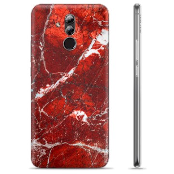 Huawei Mate 20 Lite TPU-deksel - Rød Marmor