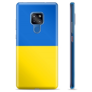 Huawei Mate 20 TPU-deksel Ukrainsk flagg - Gul og lyseblå