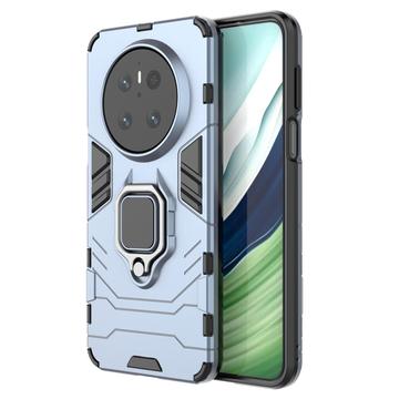 Huawei Mate 70 Hybrid-deksel med Ringholder - Blå
