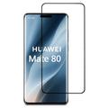 Huawei Mate 80 Full Cover Beskyttelsesglass - 9H - svart kant