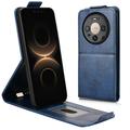 Huawei Mate 80/80 Pro vertikalt flip-etui med stativ - mørkeblå