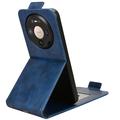 Huawei Mate 80/80 Pro vertikalt flip-etui med stativ - mørkeblå