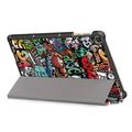 Huawei MatePad T10/T10s Tri-Fold Series Smart Folio-etui - Graffiti