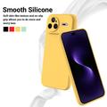 Huawei Nova 15 Pro Flytende silikon-deksel med håndstropp - gul