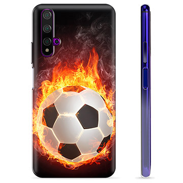 Huawei Nova 5T TPU-deksel - Fotballflamme