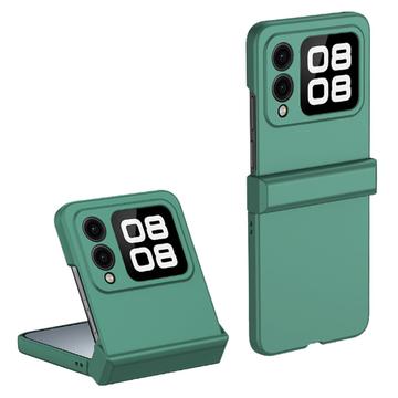 Huawei Nova Flip Gummiert Plastdeksel - Grønn