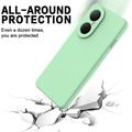 Huawei Nova Y73 Flytende silikon-deksel med håndstropp - grønn