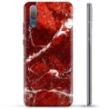 Huawei P20 TPU-deksel - Rød Marmor