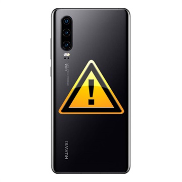 Utskifting av Huawei P30 Bakdeksel - Svart