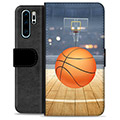 Huawei P30 Pro Premium Lommebok-deksel - Basketball