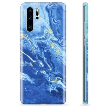 Huawei P30 Pro TPU-deksel - Fargerik Marmor