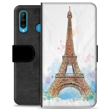 Huawei P30 Lite Premium Lommebok-deksel - Paris