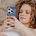 Huawei Pura 80 Børstet TPU-deksel - karbonfiber - blå