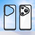 Huawei Pura 80 Pro/80 Pro+/80 Ultra Anti-Shock Hybrid-deksel - Svart