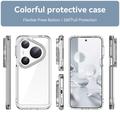 Huawei Pura 80 Pro/80 Pro+/80 Ultra Anti-Shock Hybrid-deksel - Gjennomsiktig