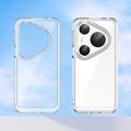 Huawei Pura 80 Pro/80 Pro+/80 Ultra Anti-Shock Hybrid-deksel - Gjennomsiktig