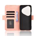 Huawei Pura 80 Pro/80 Pro+ Kortholder Lommebokveske - Rosa