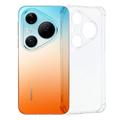 Huawei Pura 90 Pro Max støtsikkert silikon-deksel - Gjennomsiktig