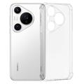 Huawei Pura 90 Pro støtsikkert silikon-deksel - Gjennomsiktig