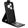 Huawei Pura 90 Pro vertikalt flip-etui med stativ