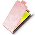 Huawei Pura 90 Pro vertikalt flip-etui med stativ - Roségull