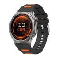 Huawei Watch GT 7/GT 7 Pro sportsrem i silikon med hurtigutløser og to farger - svart / oransje