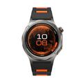 Huawei Watch GT 7/GT 7 Pro sportsrem i silikon med hurtigutløser og to farger - svart / oransje