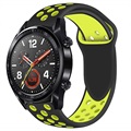Huawei Watch GT Silikon Sportsreim - Gul / Svart