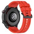 Huawei Watch Ultimate Soft Silikon Strap - Rød
