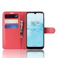 Huawei Y5 (2019) Lommebok-deksel med Magnetisk Lukning - Rød