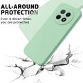 Huawei nova 14i Flytende silikon-deksel med håndstropp - grønn
