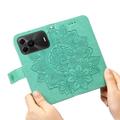Huawei nova 16 SE Mandala Lommebok-deksel med håndleddsstropp - mintgrønn
