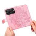Huawei nova 16 SE Mandala Lommebok-deksel med håndleddsstropp - rosa