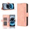 Huawei Enjoy 90/90 Plus/nova Y74 4G Kortholder Lommebokveske - Rosa