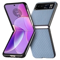 Motorola Razr 40 Hybrid-deksel - Carbon Fiber