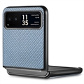 Motorola Razr 40 Hybrid-deksel - Carbon Fiber