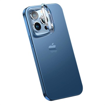 iPhone 14 Pro Max hybriddeksel med skjult stativ - blå