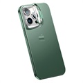 iPhone 14 Pro Max Hybrid Deksel med Skjult Stativ - Grønn