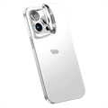 iPhone 14 Pro Max Hybrid Deksel med Skjult Stativ - Hvit