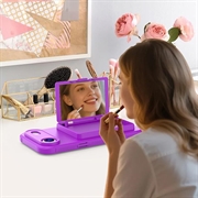 iPhone Air Hybrid-deksel med Speil og Kortholder - Lilla