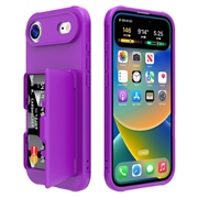iPhone Air Hybrid-deksel med Speil og Kortholder - Lilla