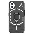 Nothing Phone (1) Hybrid-deksel med Ringholder - Svart