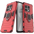 Hybrid-Deksel med Ringholder til OnePlus 10 Pro - Rød