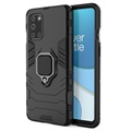OnePlus 8T Hybrid-deksel med Ringholder - Svart