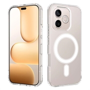 Honor 600e/600 Lite/X80i Hybrid-deksel - MagSafe-kompatibel - Gjennomsiktig