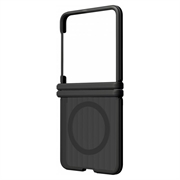 Samsung Galaxy Z Flip8 Hybrid Shield Magnet-deksel GP-FPF776YCB - svart