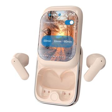 IB-G9 TWS trådløse øretelefoner med skyvbar fargeskjerm og støyreduksjon