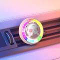 ICARER FAMILY Cartoon Animal Car Air Vent Clip Aroma Rhythm Light Interior Decor