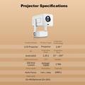 IMC360 Android-projektor med AirPlay og Miracast - hvit